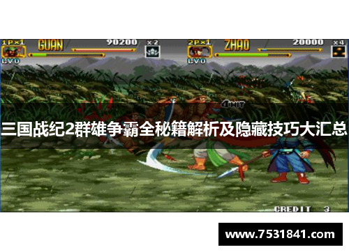 三国战纪2群雄争霸全秘籍解析及隐藏技巧大汇总